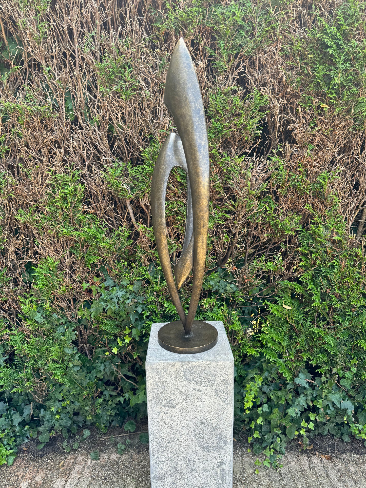 Wings of Continuity – Bronze Sculpture. 20x23x86cm - 7.7Kg