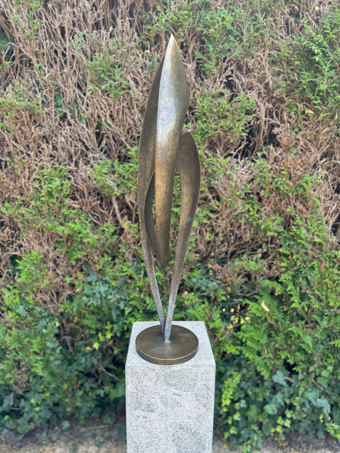 Wings of Continuity – Bronze Sculpture. 20x23x86cm - 7.7Kg