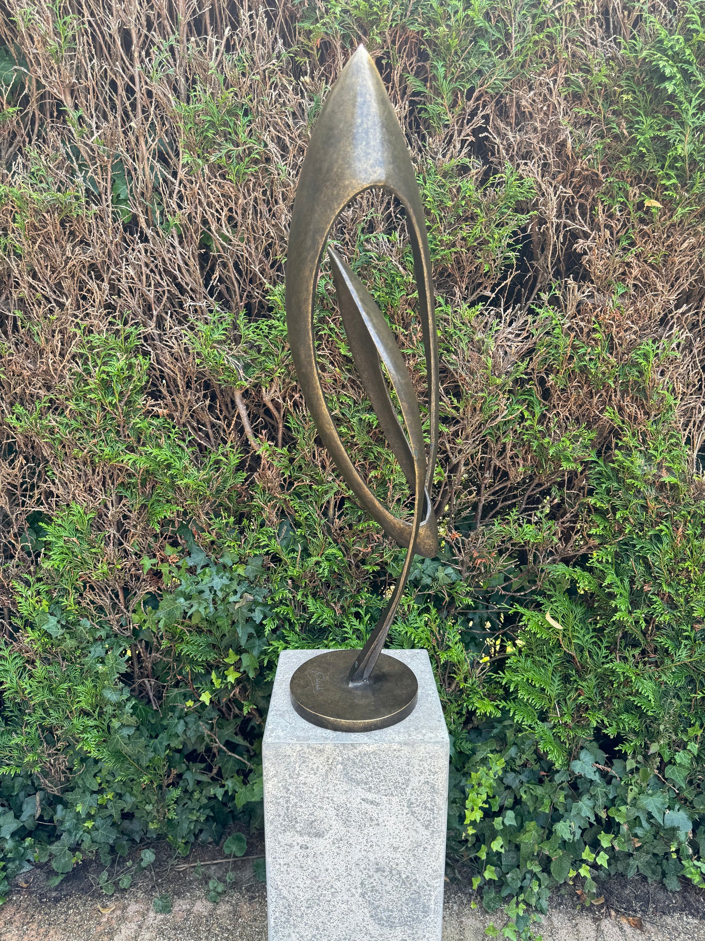 Wings of Continuity – Bronze Sculpture. 20x23x86cm - 7.7Kg