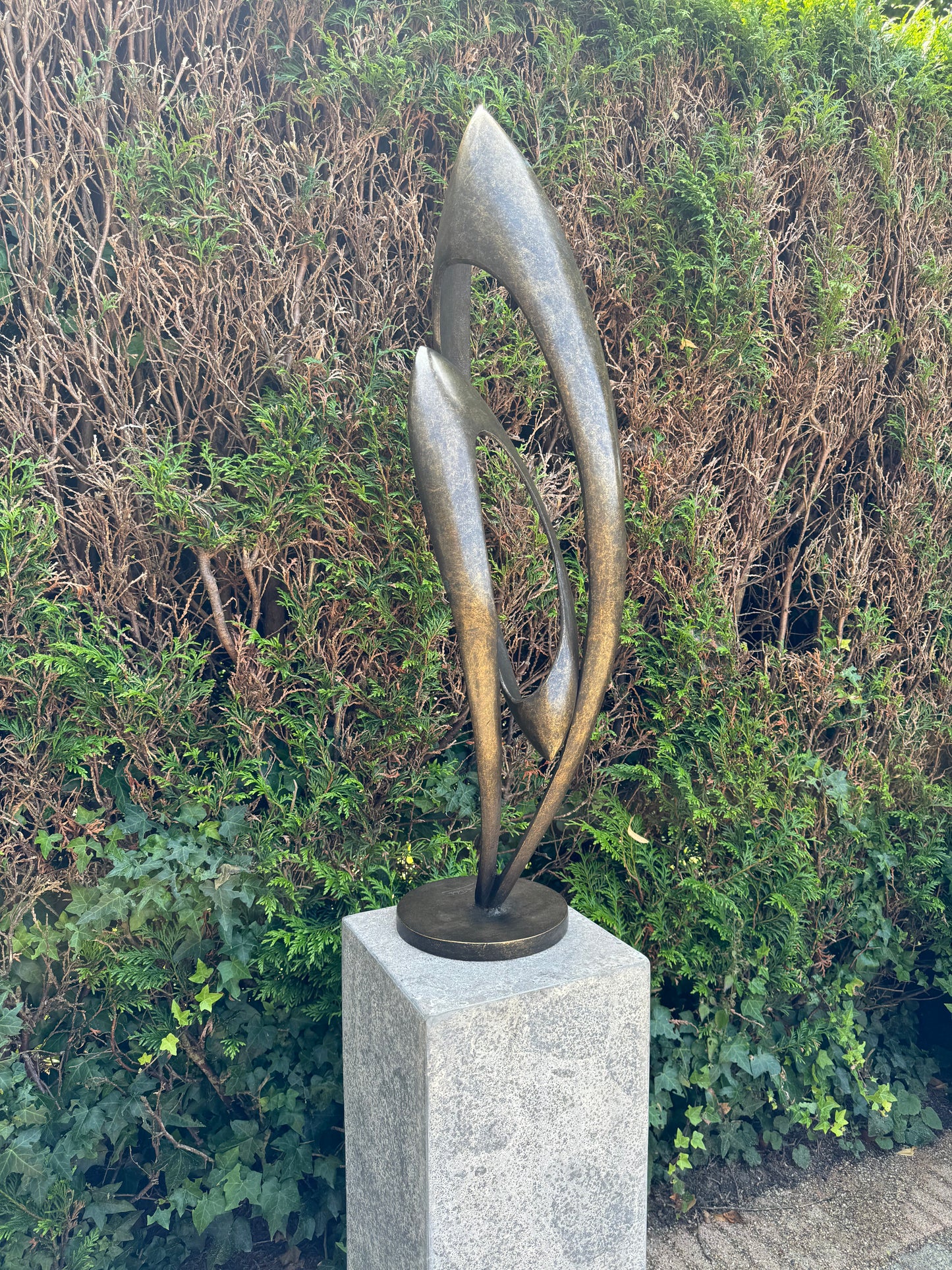 Wings of Continuity – Bronze Sculpture. 20x23x86cm - 7.7Kg