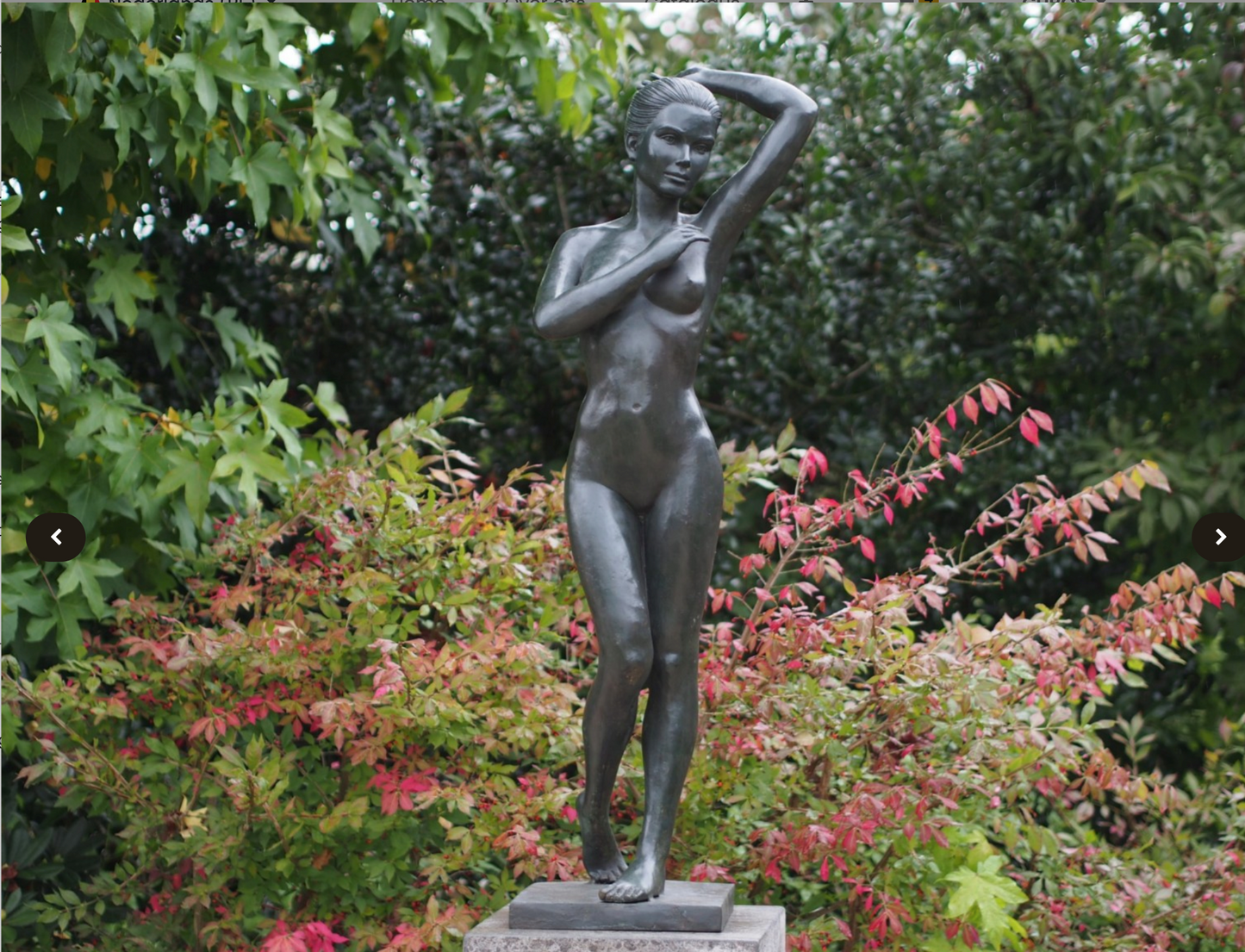 Elegant Muse – Bronze Sculpture. 35x29x120cm - 26Kg