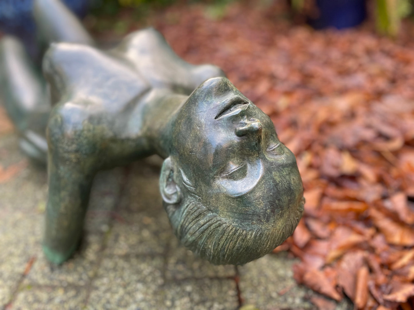Reclining Beauty – Bronze Sculpture. 129x35x29cm - 21Kg