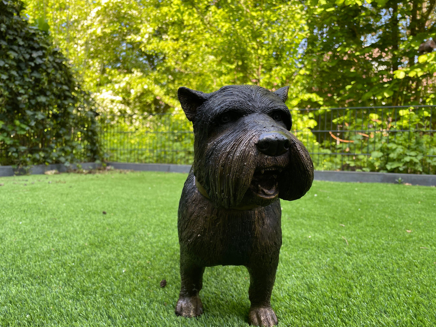 Terrier Dog – Bronze Sculpture. 46x17x35cm