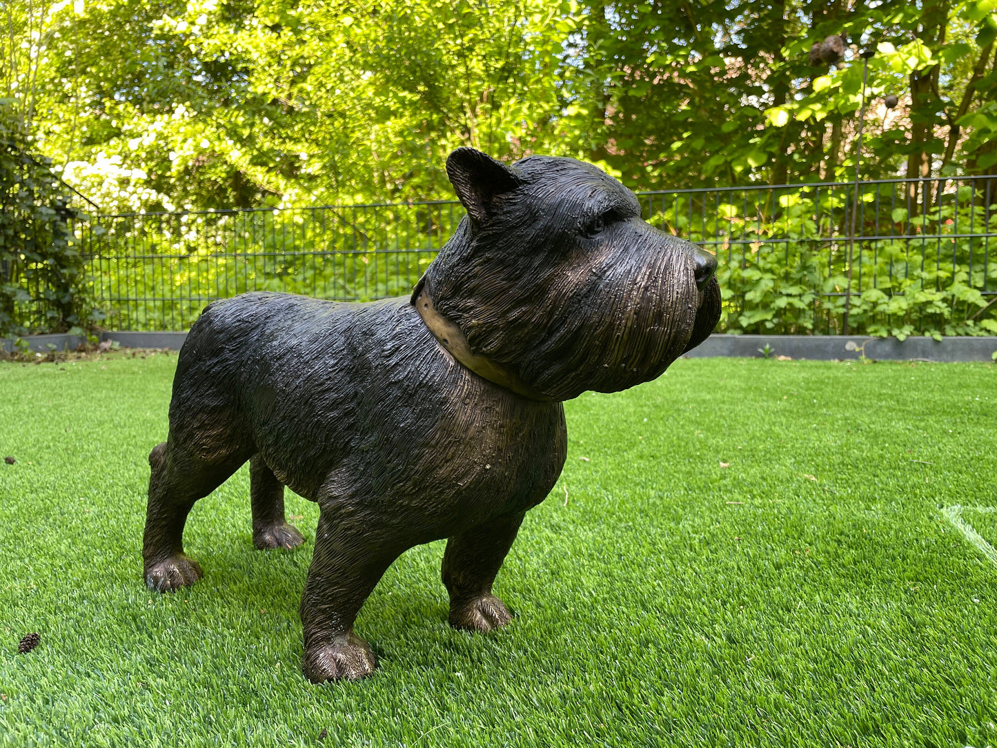 Terrier Dog – Bronze Sculpture. 46x17x35cm