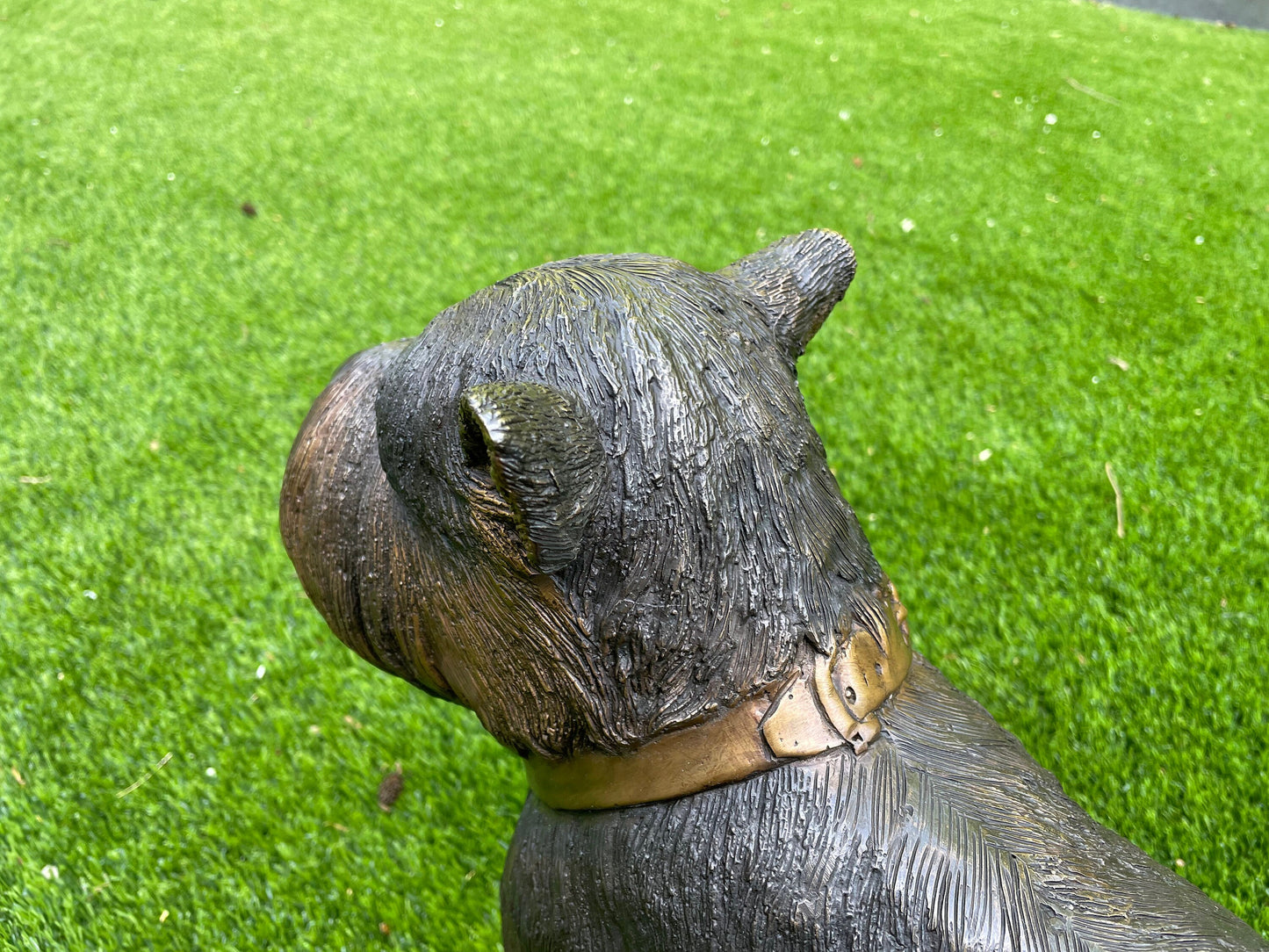 Terrier Dog – Bronze Sculpture. 46x17x35cm
