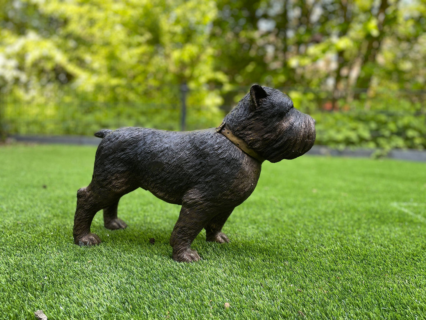 Terrier Dog – Bronze Sculpture. 46x17x35cm