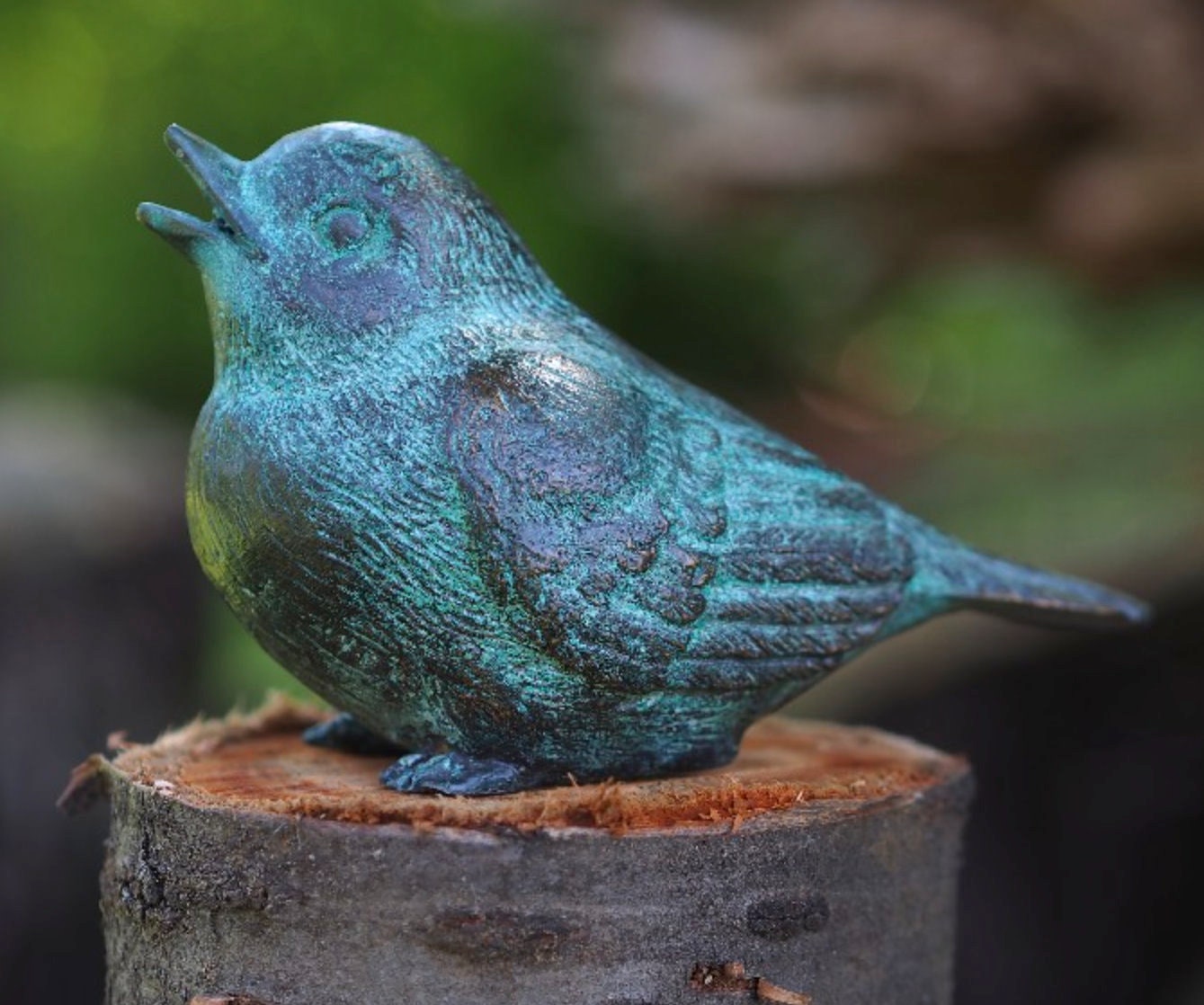 Singing Bird – Bronze Sculpture. Variations Available
