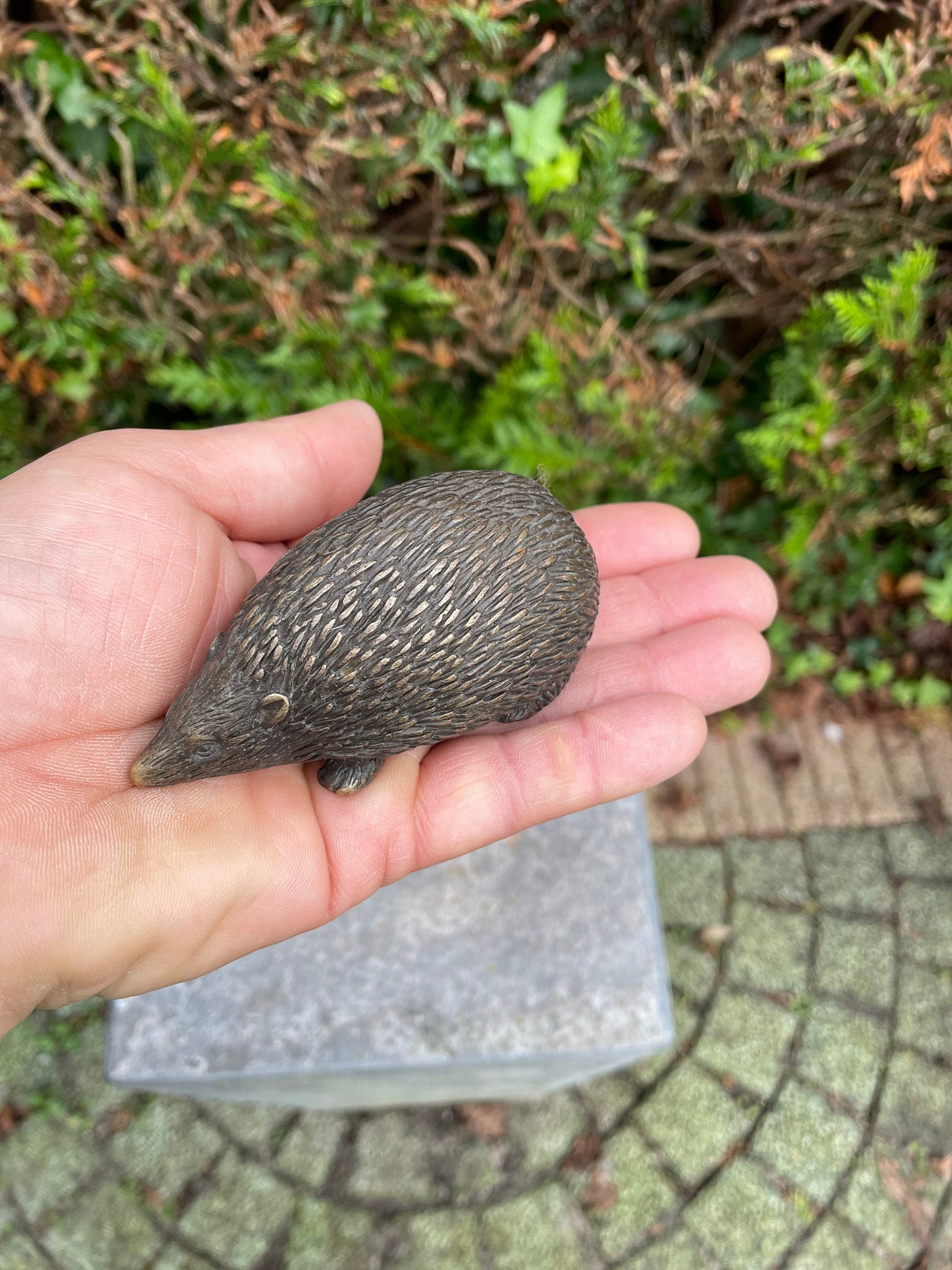 Hedgehog – Bronze Sculpture. 10x5x5cm