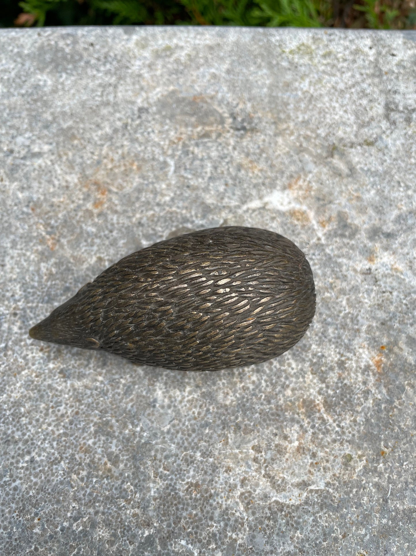 Hedgehog – Bronze Sculpture. 10x5x5cm