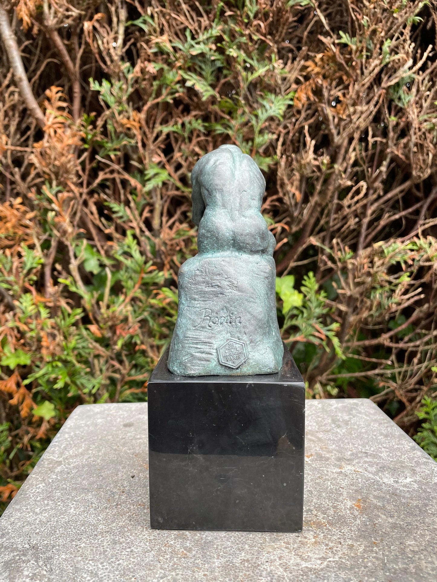 Contemplative Man – Bronze Sculpture. 19x7x10cm - 2Kg