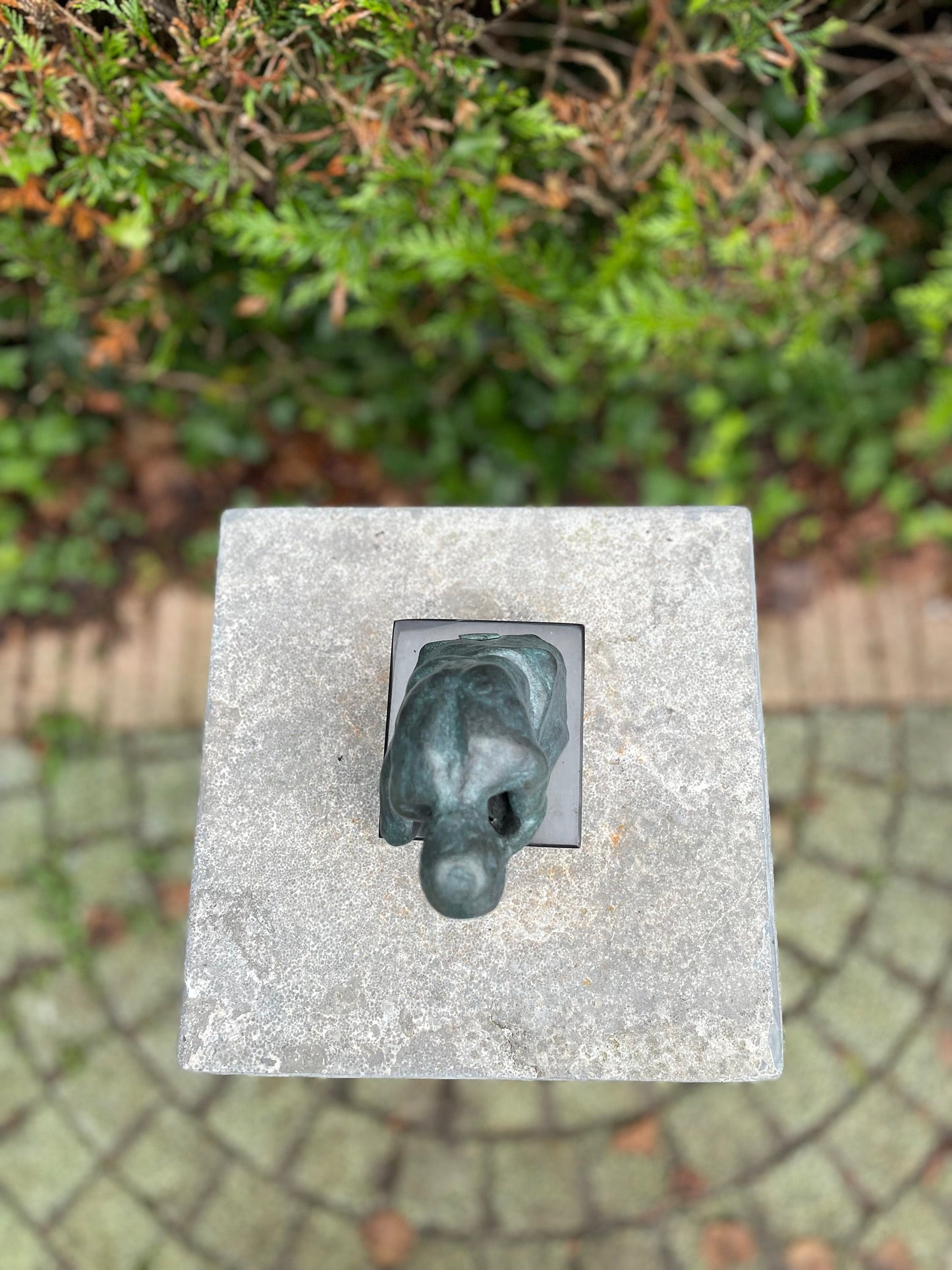 Contemplative Man – Bronze Sculpture. 19x7x10cm - 2Kg