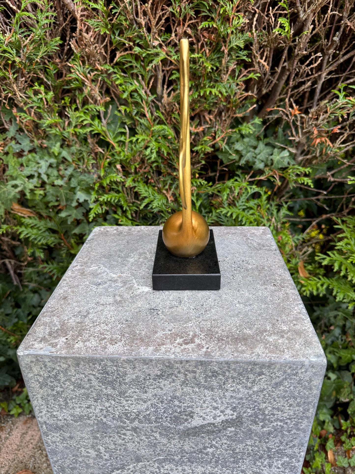 Musical Note – Bronze Sculpture. 14x7x23cm