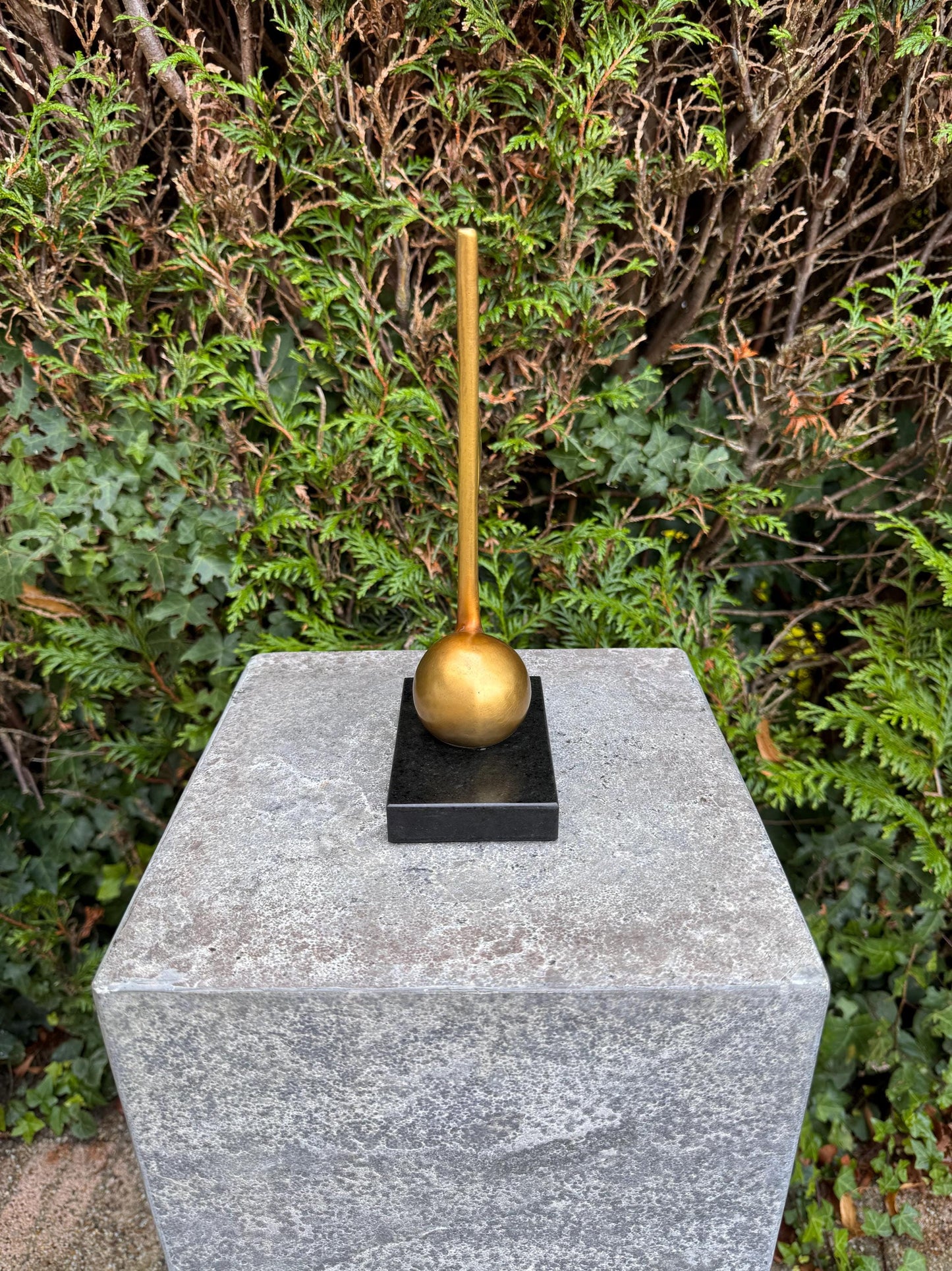 Musical Note – Bronze Sculpture. 14x7x23cm