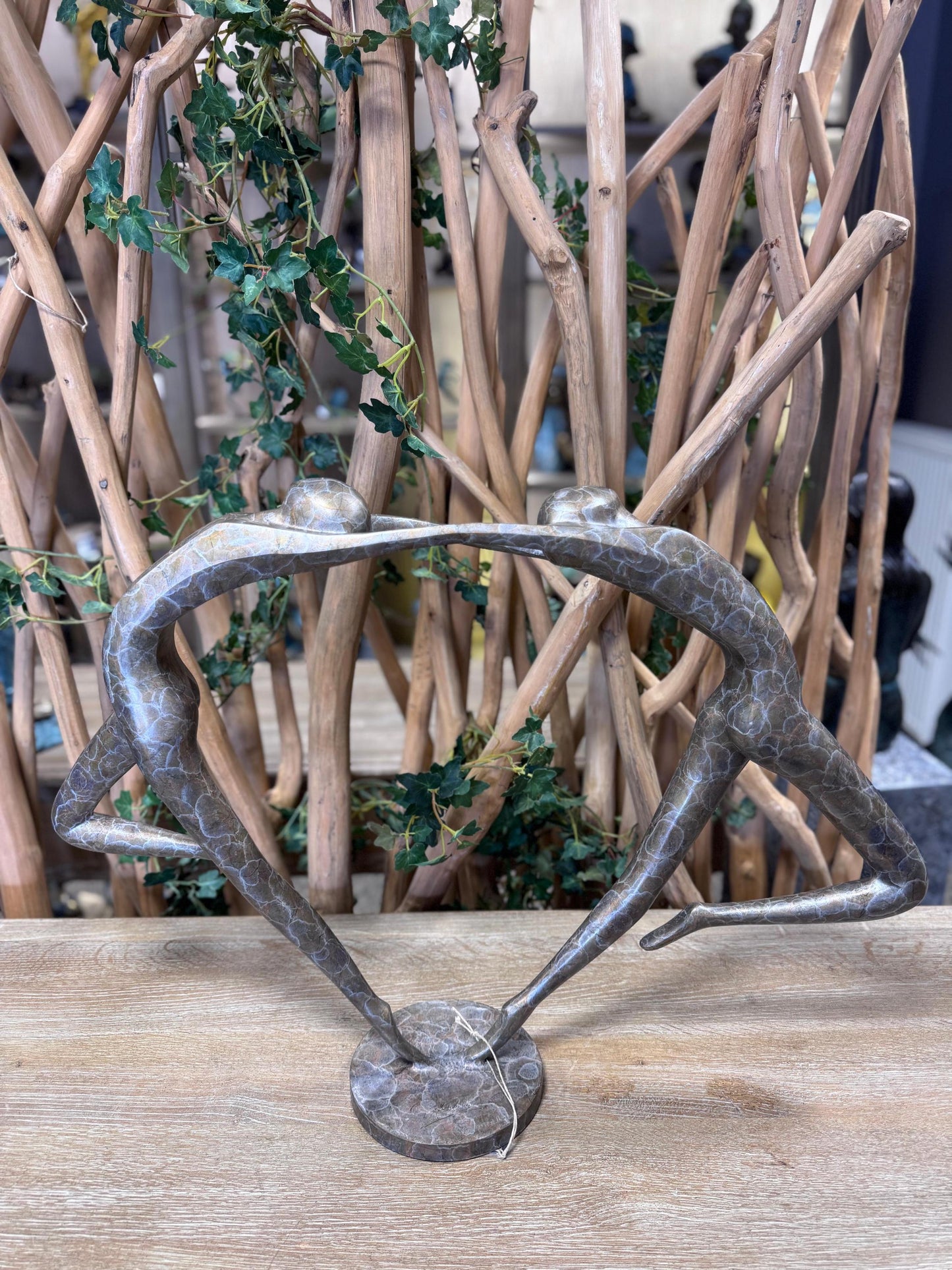 The Arc of Trust – Bronze Sculpture. 15x69x49cm