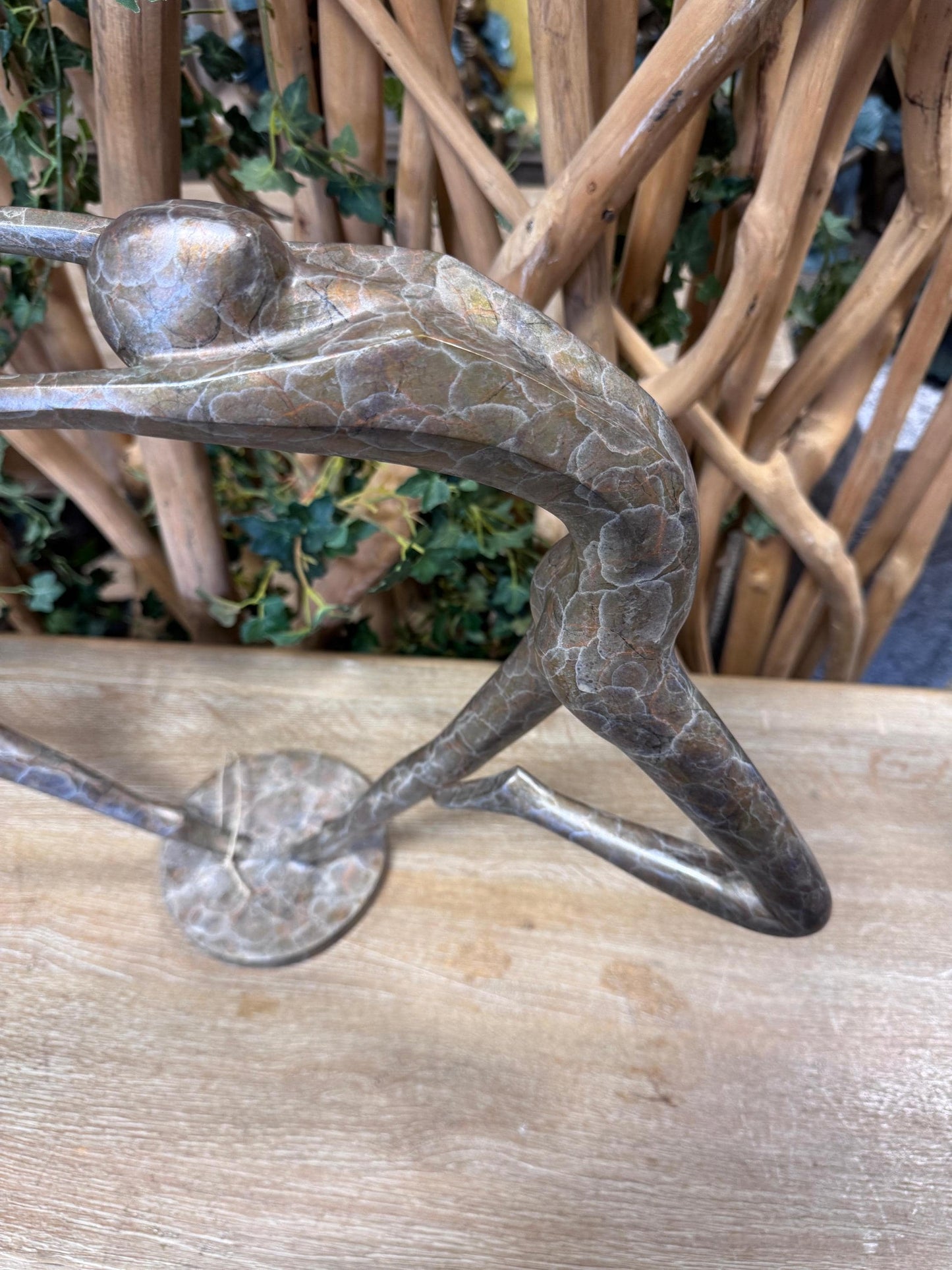 The Arc of Trust – Bronze Sculpture. 15x69x49cm