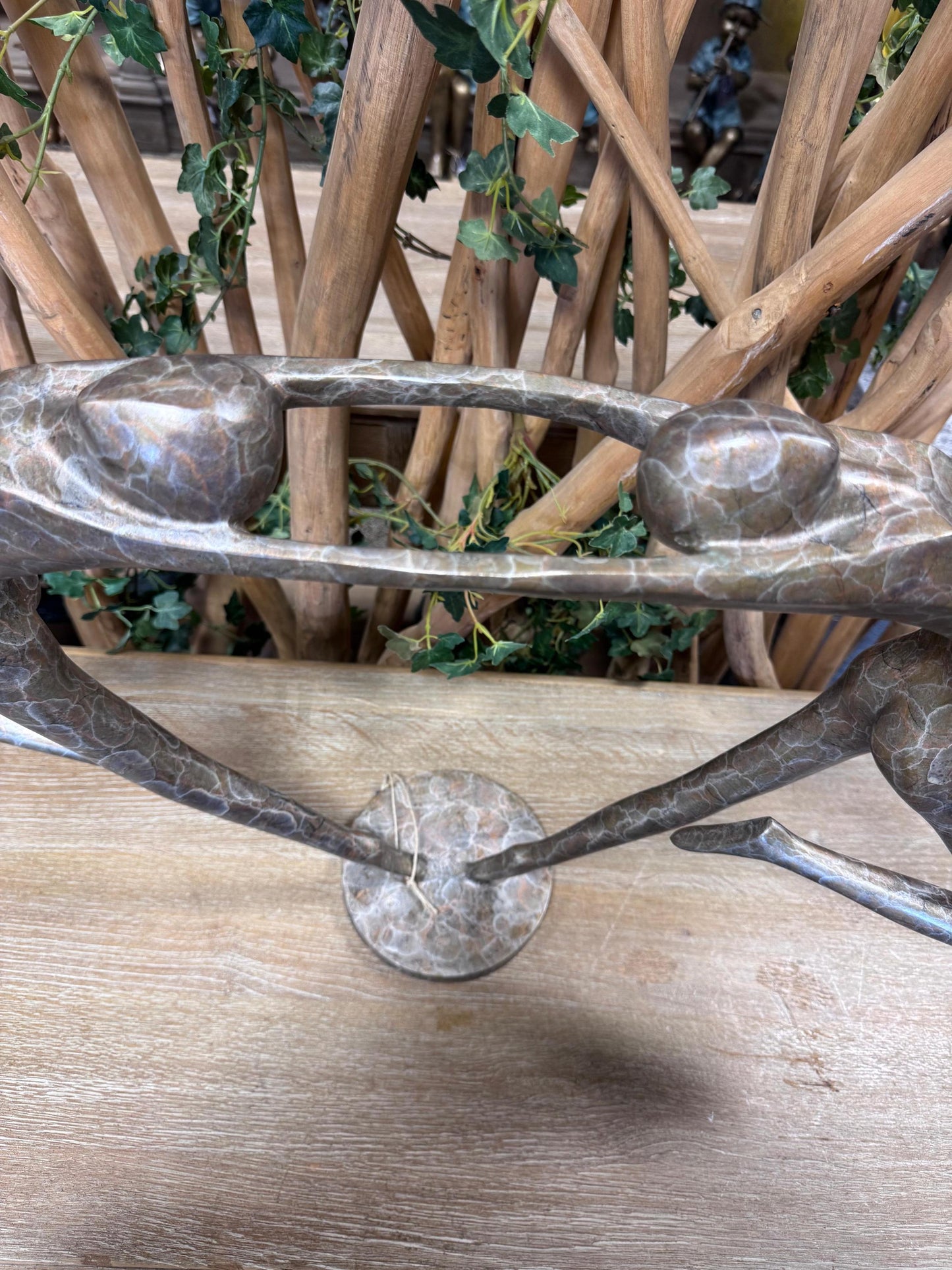 The Arc of Trust – Bronze Sculpture. 15x69x49cm