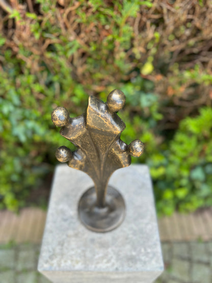 Bronzen beeld van de familie 4 personen - Tuinsculptuur - Decoratie