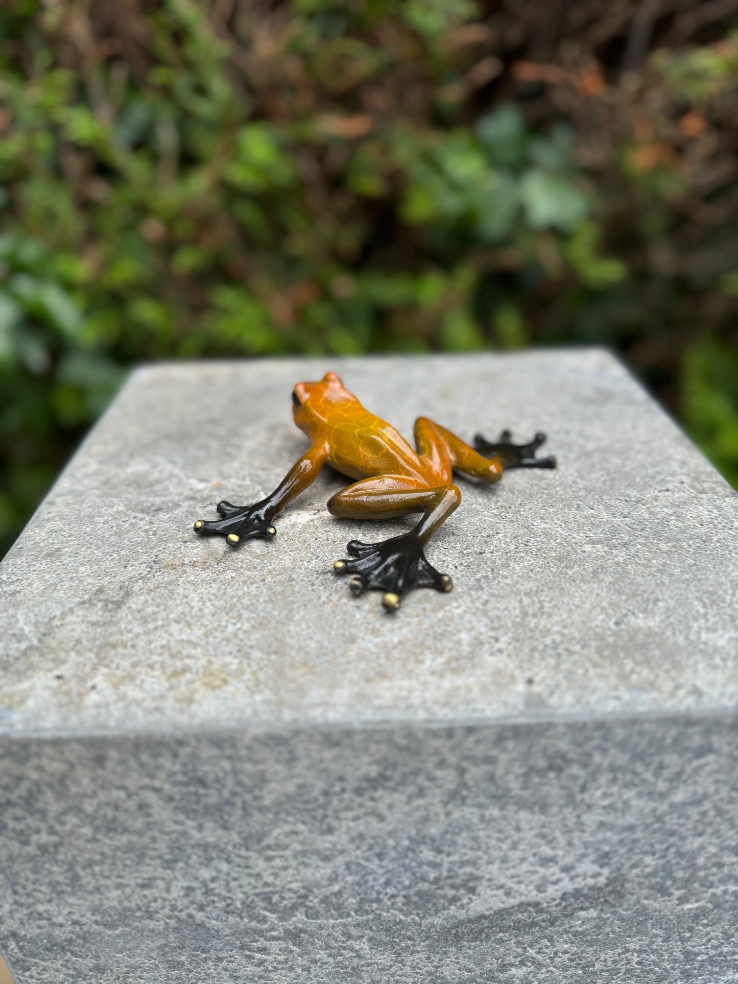 Bronze Frog - Garden Statue - Garden Decoration - Pond