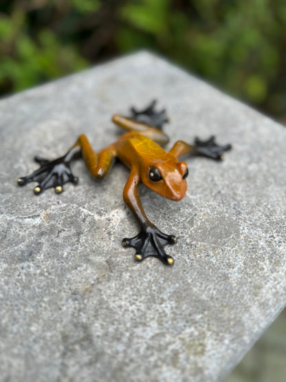 Bronze Frog - Garden Statue - Garden Decoration - Pond