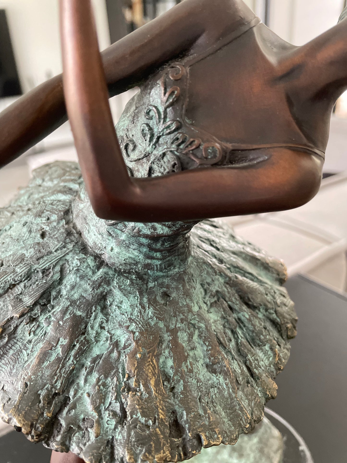 Bronze Ballerina - Sculpture - 35x15x23cm