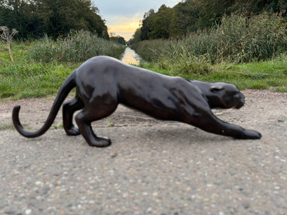 Leopard in Bronze - 90x19x30cm