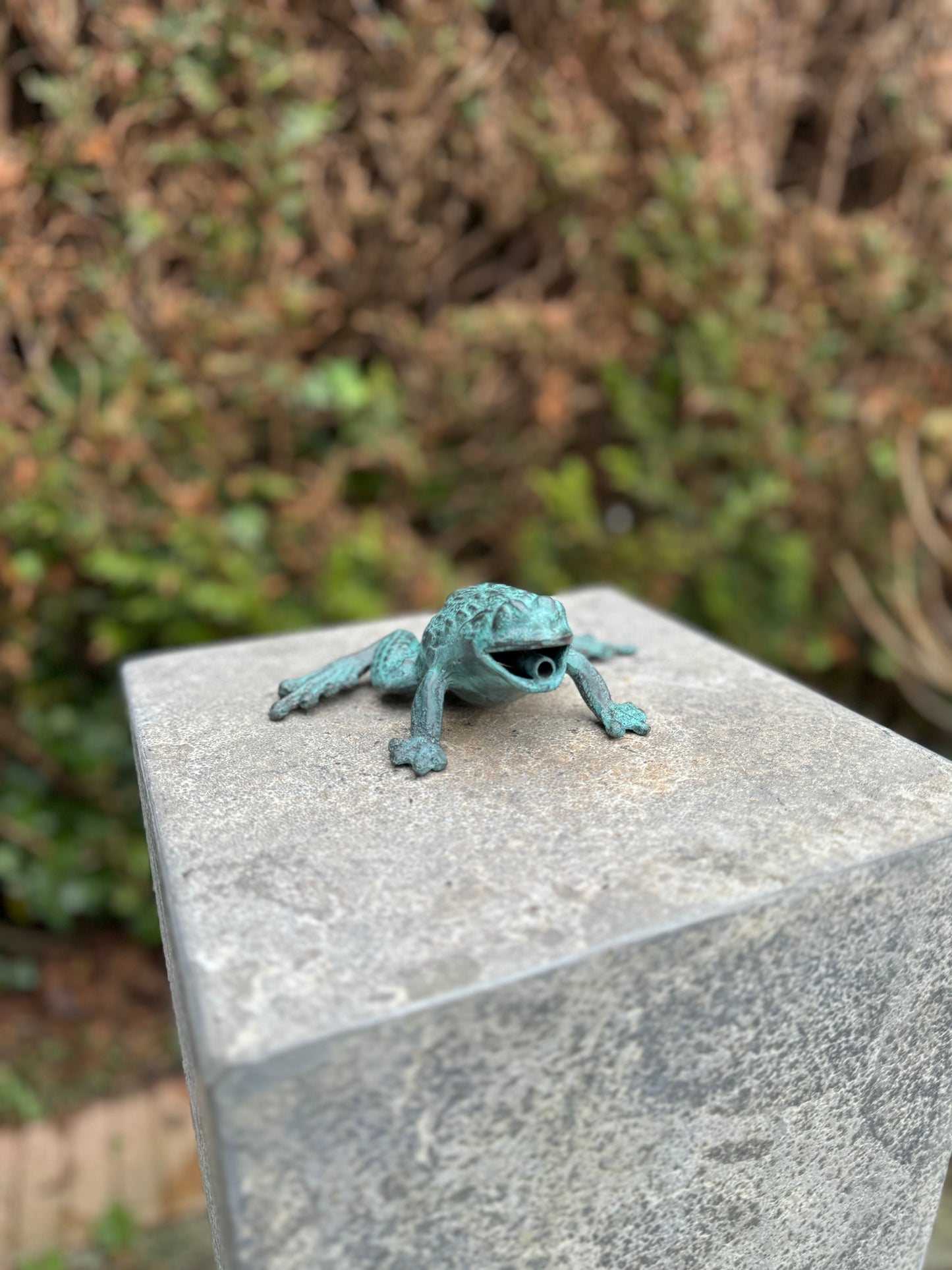 Bronze frog III - Fountain - Garden statue - Pond - Garden decoration