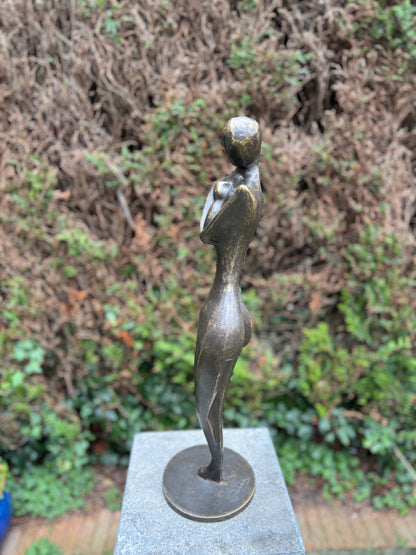 Mãe e filho em bronze - Escultura Moderna - Interior