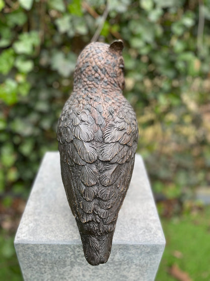 Bronzen Uil - 30x15x28cm