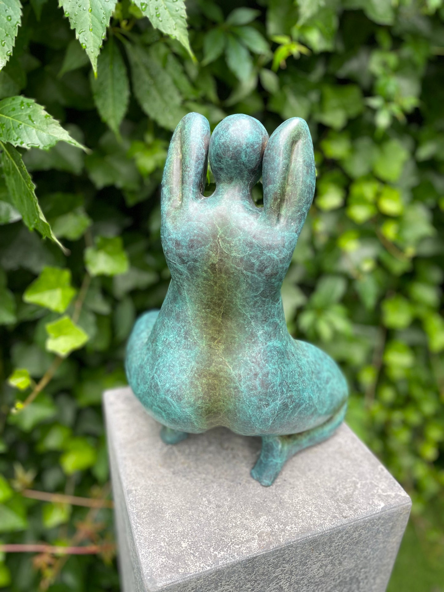 Bronze Fat Woman II - 36x17x32cm