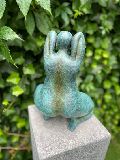 Bronzen Dikke Vrouw II - 36x17x32cm