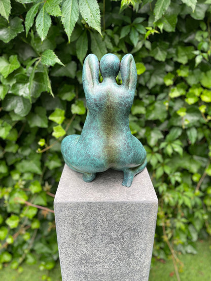 Bronzen Dikke Vrouw II - 36x17x32cm