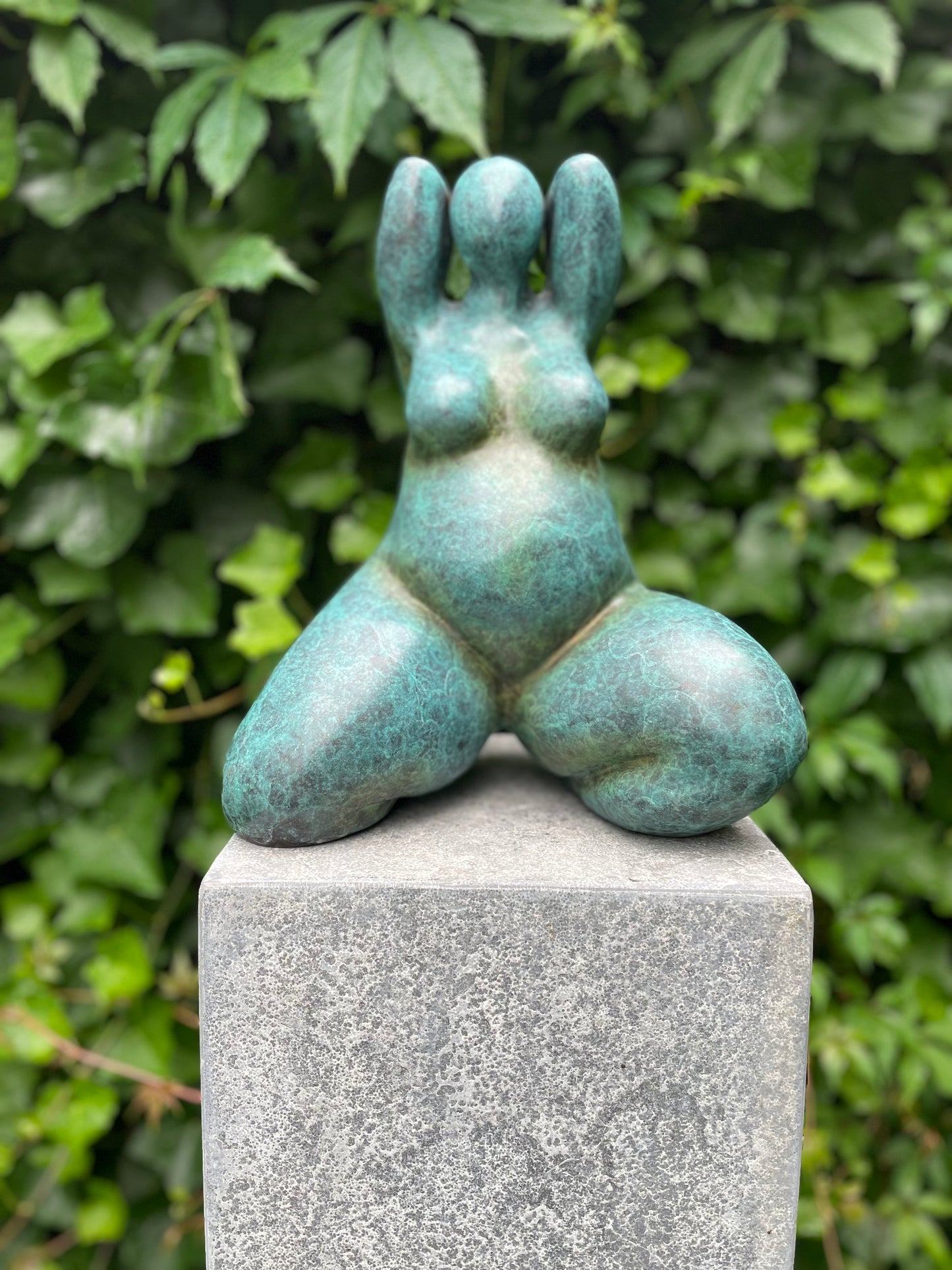 Bronze Fat Woman II - 36x17x32cm