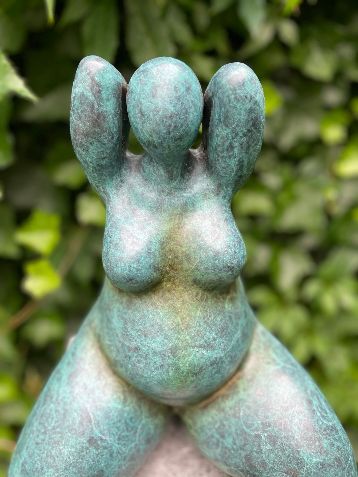 Bronzen Dikke Vrouw II - 36x17x32cm