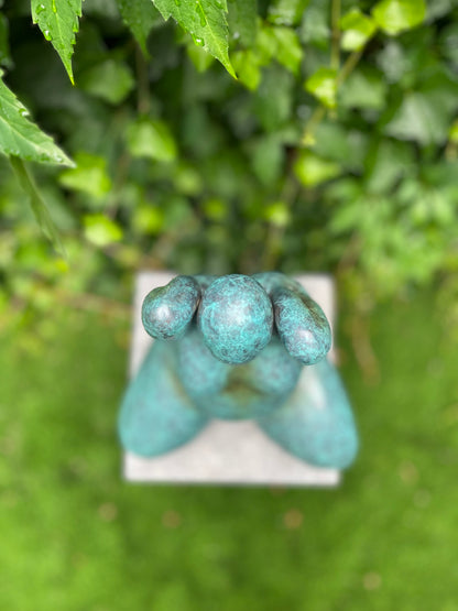 Bronze Fat Woman II - 36x17x32cm