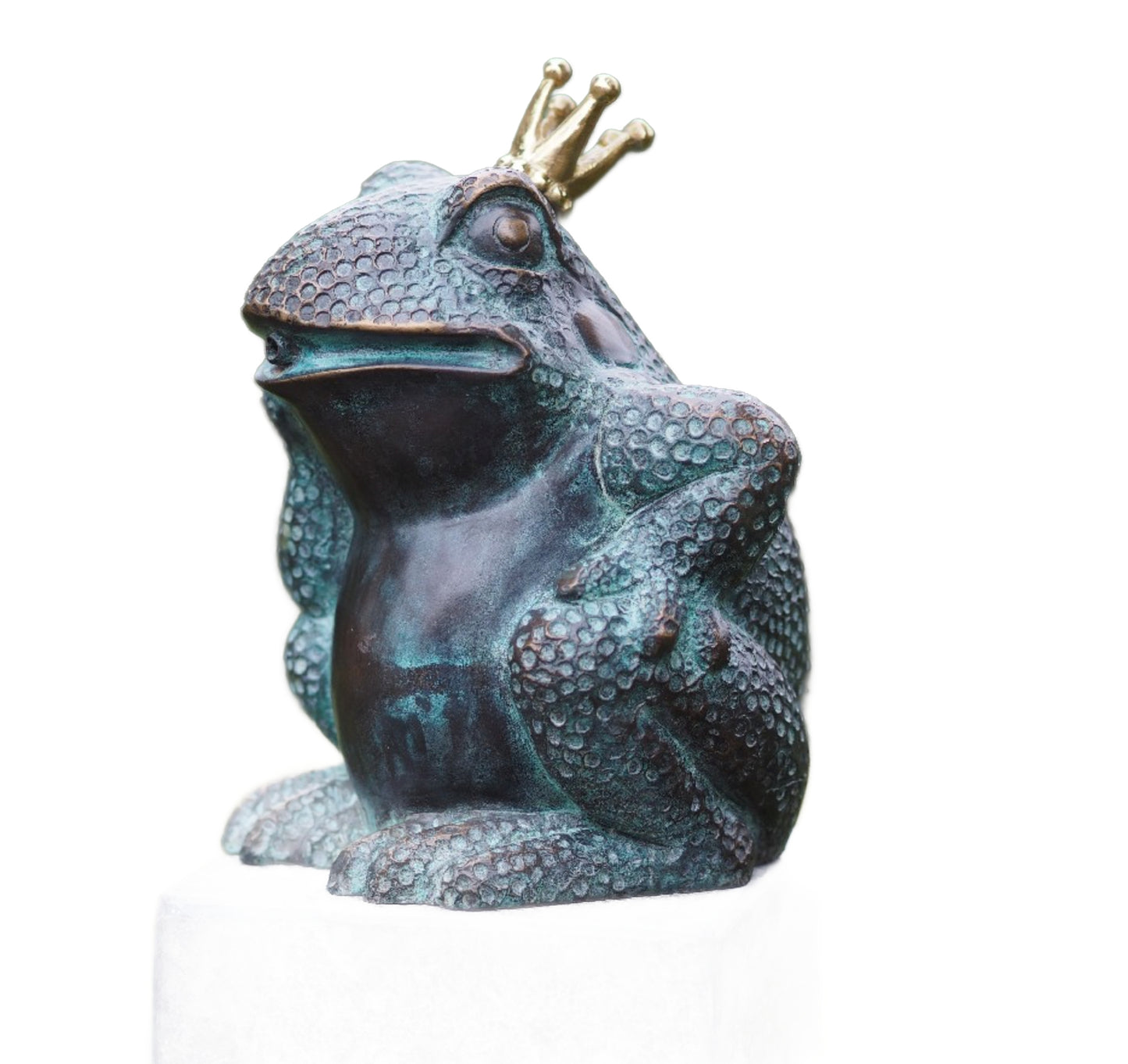 Bronze King Frog - Fountain - Garden Statue - Pond - Garden Decoration