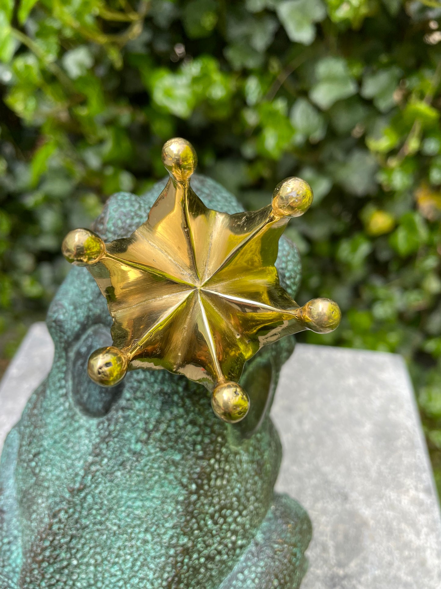 Bronze King Frog - Fountain - Garden Statue - Pond - Garden Decoration