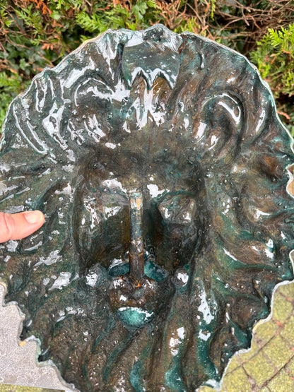 Bronze Lion Head Fountain