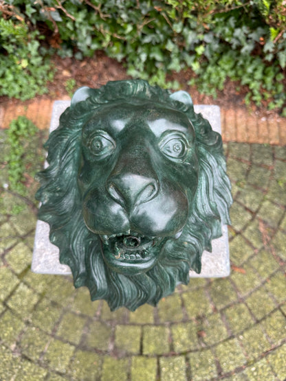 Bronze Lion Head Fountain