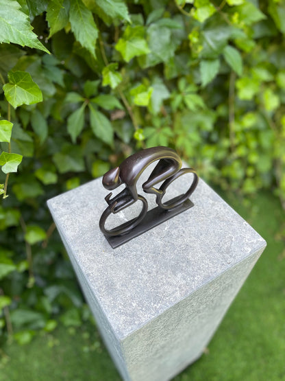 Ciclista de Bronze - 15x17x3cm