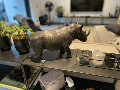 Rhino in Bronze 18x12x35cm