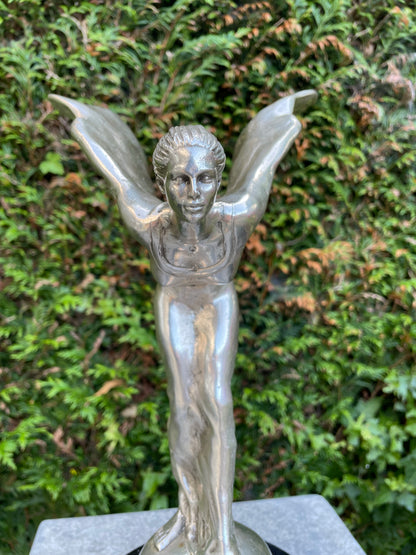 Bronze Spirit Of Ecstasy - 20x19x34cm -3.5Kg