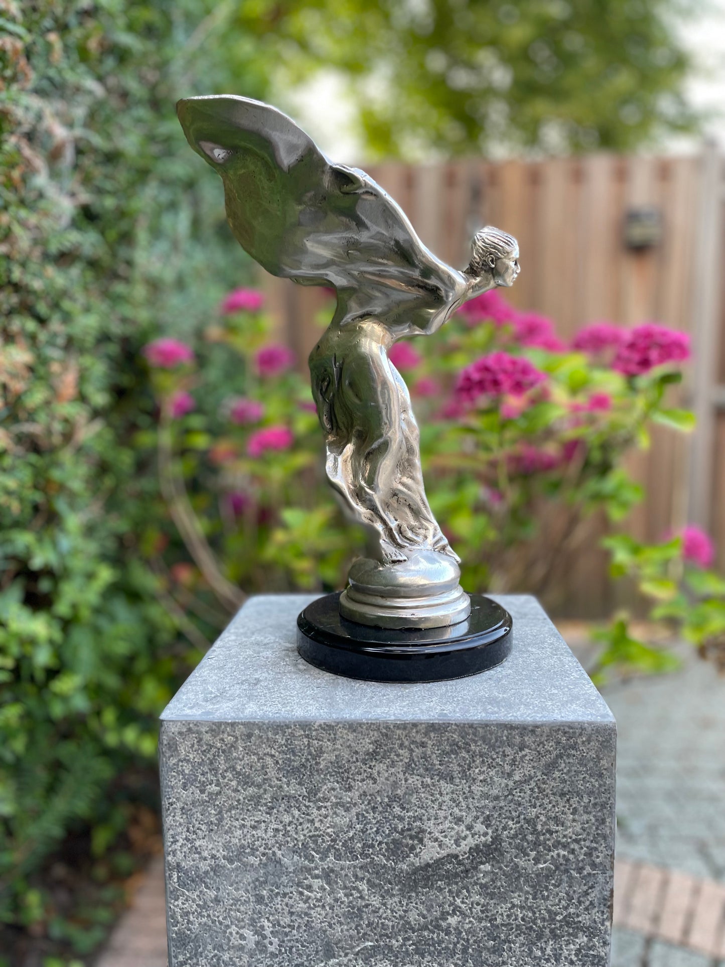 Bronzen Spirit Of Ecstasy - 20x19x34cm -3,5 kg