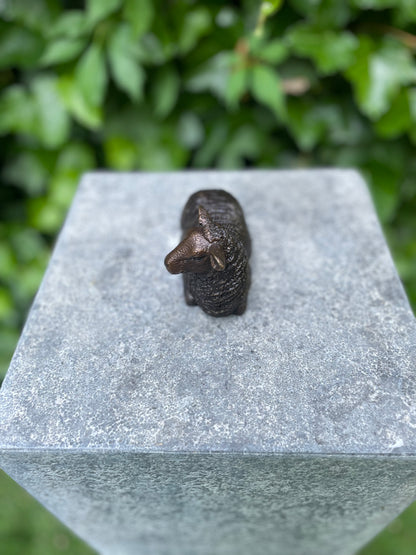 Bronzen Schaap - 12x6x6cm