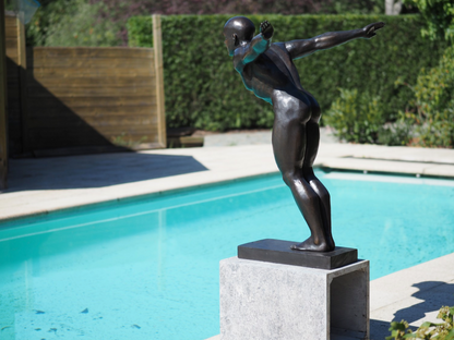 Bronze diver -110x60x115cm