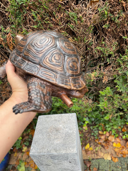 Bronzen Schildpad - Tuinbeeld - Binnen - Vijverdecoratie - Fontein