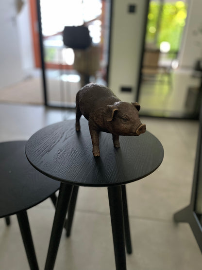 Bronze Pig -15x8x12cm