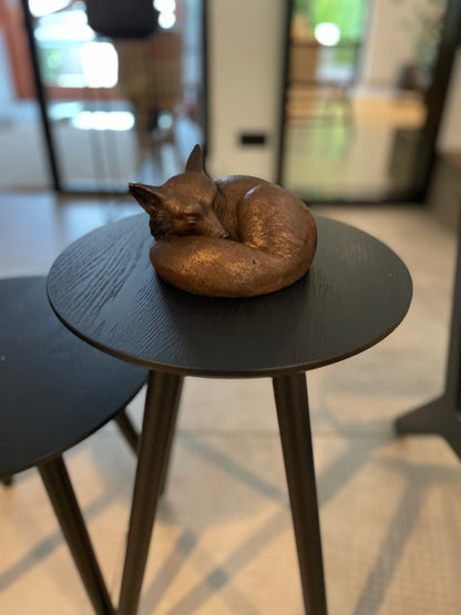 Bronze Sleeping Fox -15x15x10cm