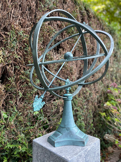 Bronze Sundial -47x47x74cm