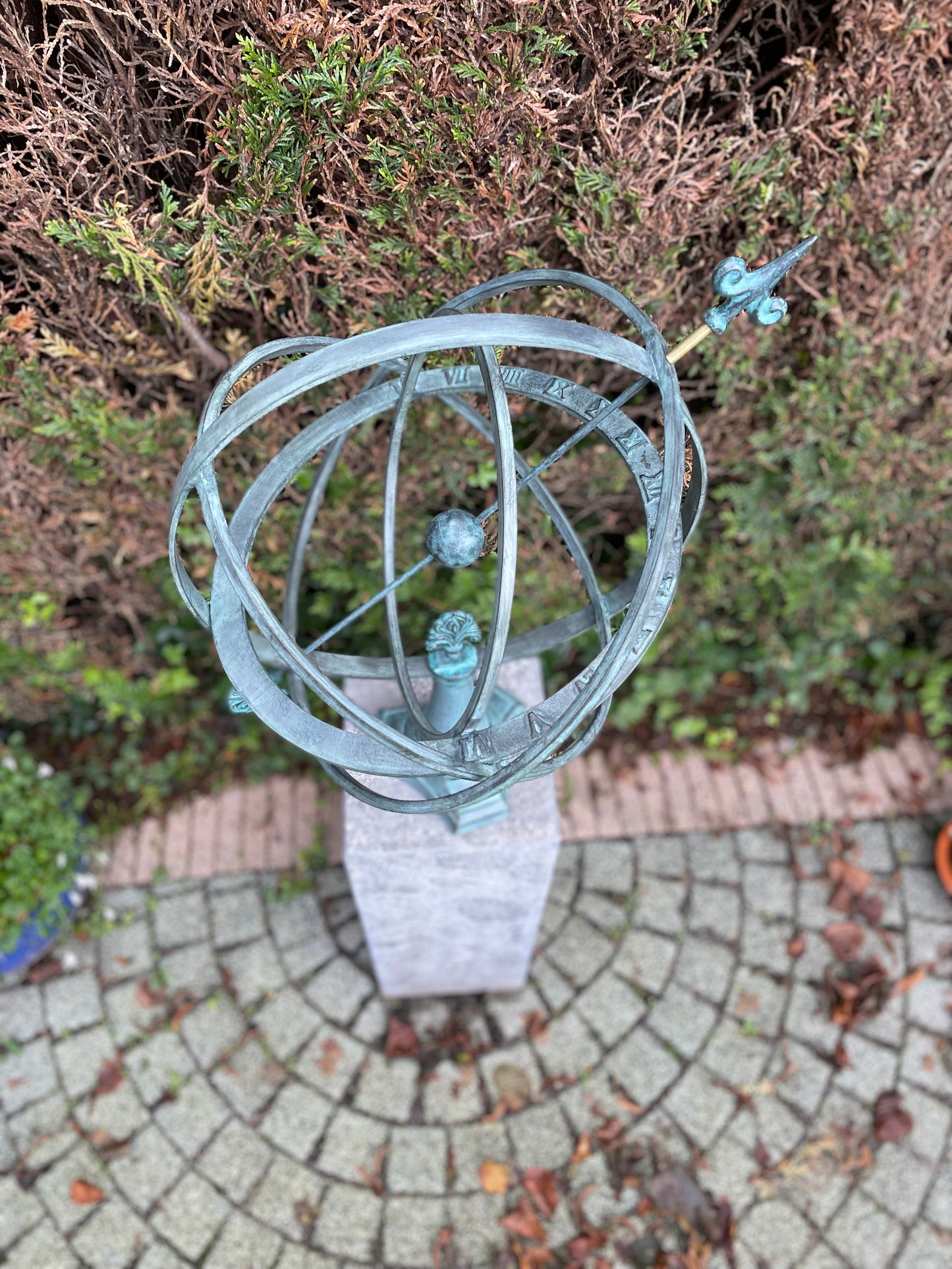 Bronzen Zonnewijzer -47x47x74cm