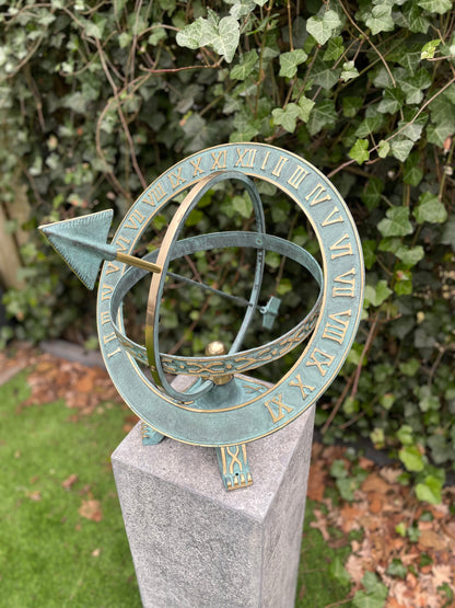 Bronze Sundial Ring - 42x40x50cm